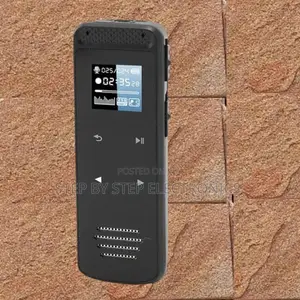 Black Touch Screen Digital Audio Sound Voice Recorder