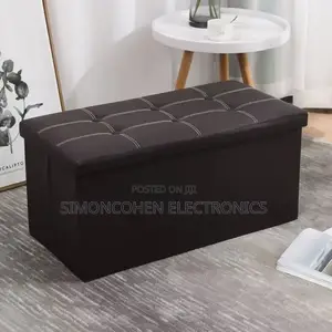 Ottoman Large Storage Box-Leather