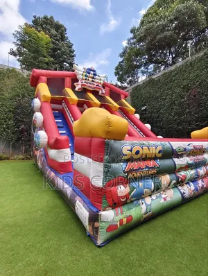 Sonic Mania Bouncing Castle