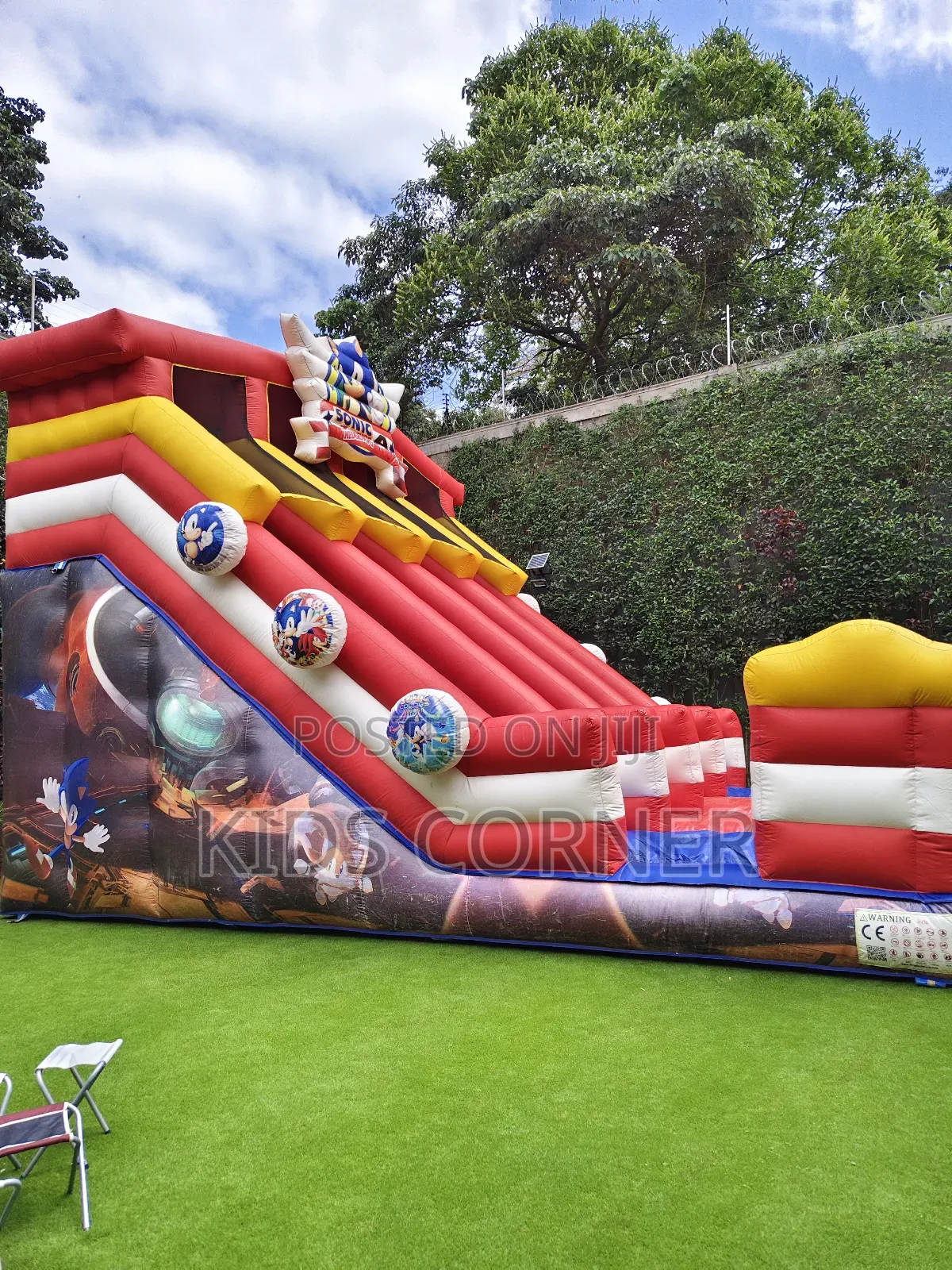 Sonic Mania Bouncing Castle