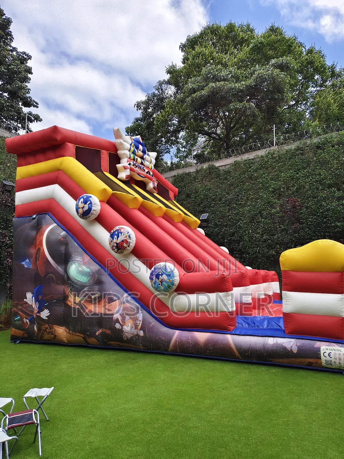 Sonic Mania Bouncing Castle