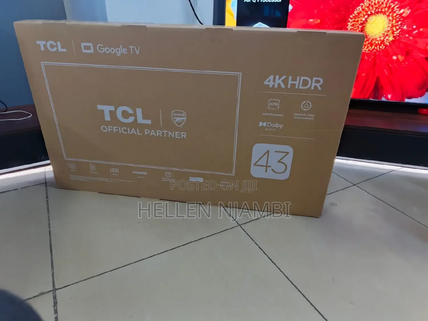 TCL Frameless Smart Android Tv 43inches