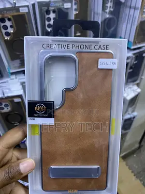 Rekomo Galaxy S25 Ultra Leather Case With Stand Case