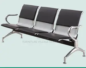Benches;3-Seater Infusion Semi Padded Office Lobby Bench