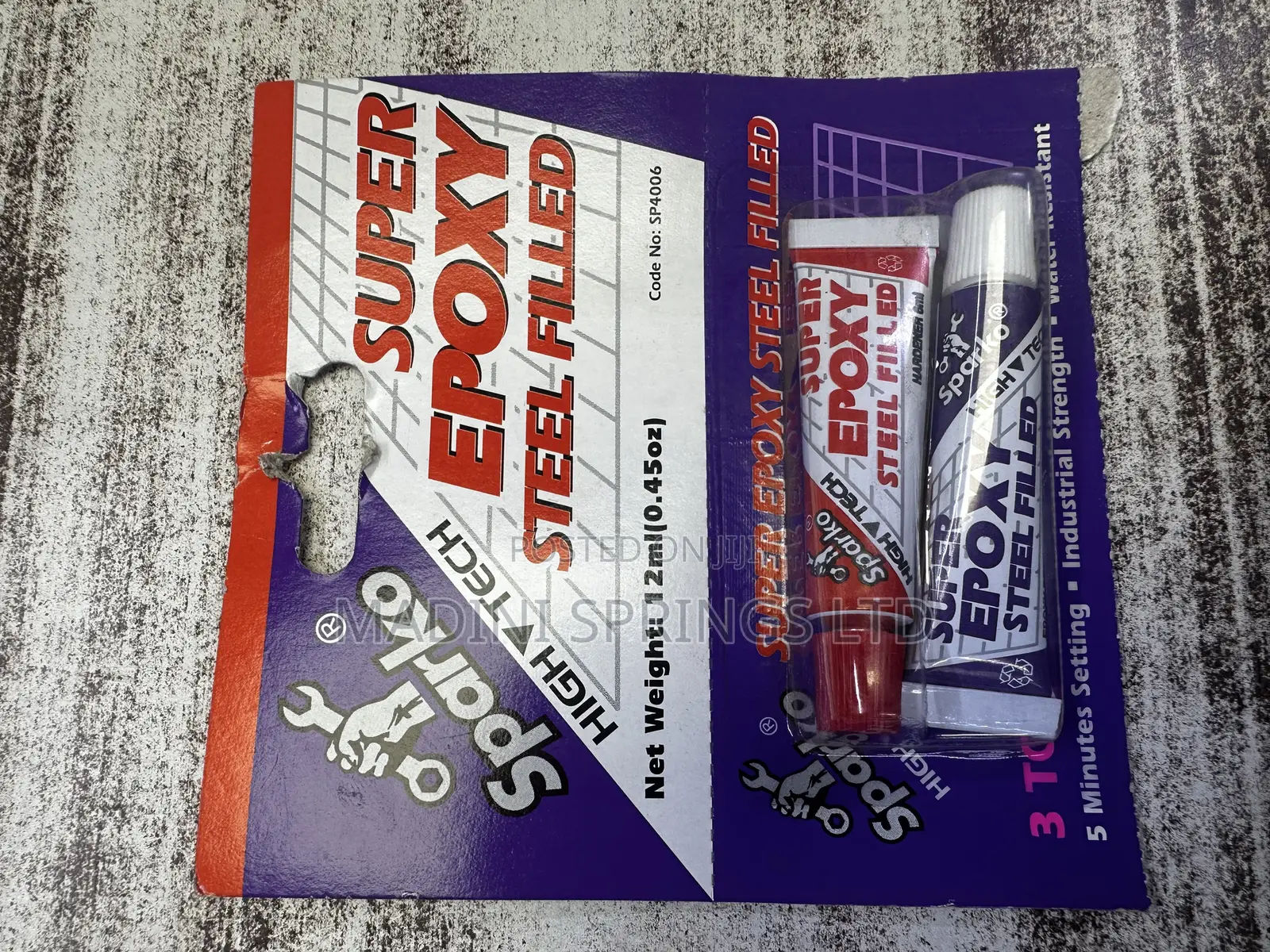 Super Epoxy Steel Filled Silicone Glue (For Bonding)