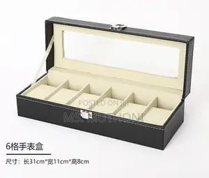 Elegant 6 Slots Watch Organizer/Storage Box*