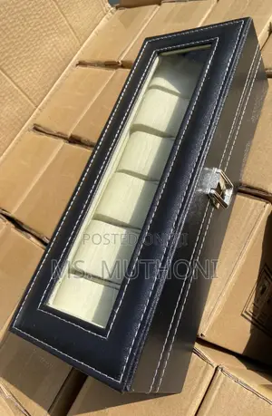 Elegant 6 Slots Watch Organizer/Storage Box*