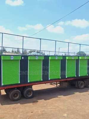 Modern Container Shops- Painted,Partitioned Wired.