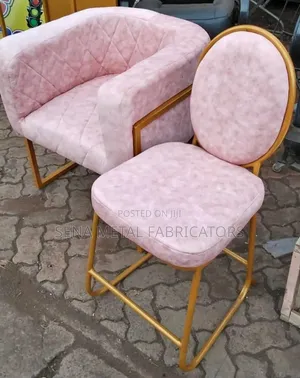Pedicure, Styling Salon Chair Peach Colour.
