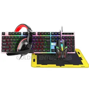 4in1 Gaming Keyboard Combo Set With RGB