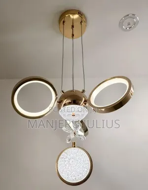 Led 3 Ringed Chandelier Light