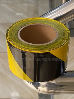 Yellow Black Caution Tape Wraps Easy