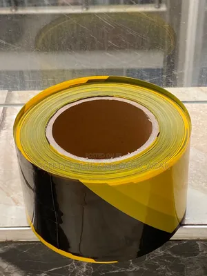 Yellow Black Caution Tapes For Slippery Or Dangerous Areas