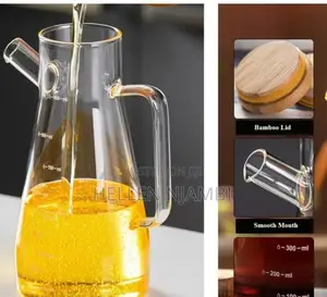 900ml Clear Glass Oil/Vinegar Jar