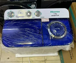 Hisense 7.5 KGS Twin Tub Semi Automatic Washing Machine