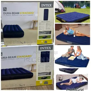 Intex Inflatable Mattress 6 by 6 With Free Electric Pump