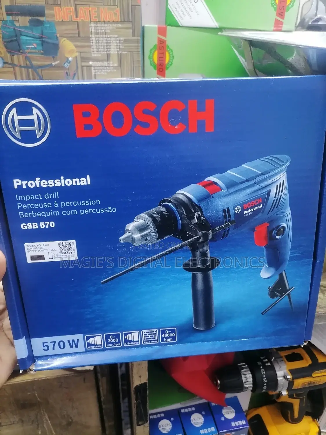 High Standard 570w Bosch Impact Drill