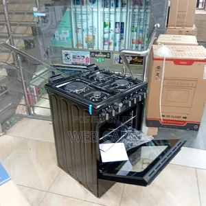 BJS 60x60 Elite Cooker – 3 Gas + 1 Electric, Black Finish