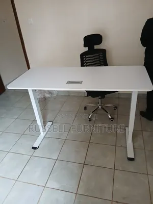 Electric Study Table and Headrest Office Chair