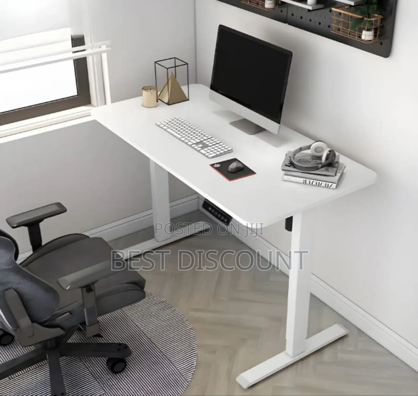 Office Table: Adjustable Electric Desk