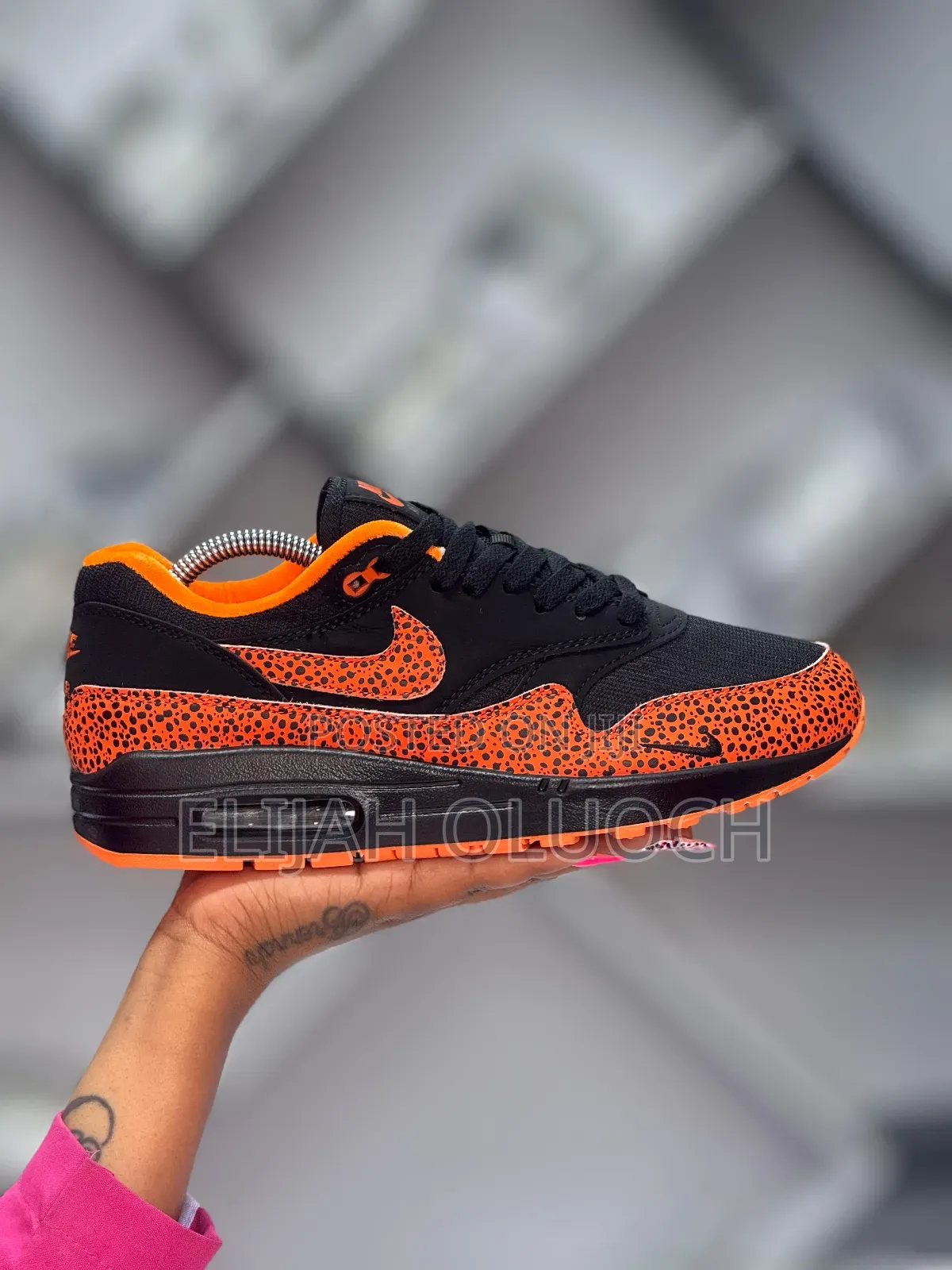 Airmax 1 Orange Black