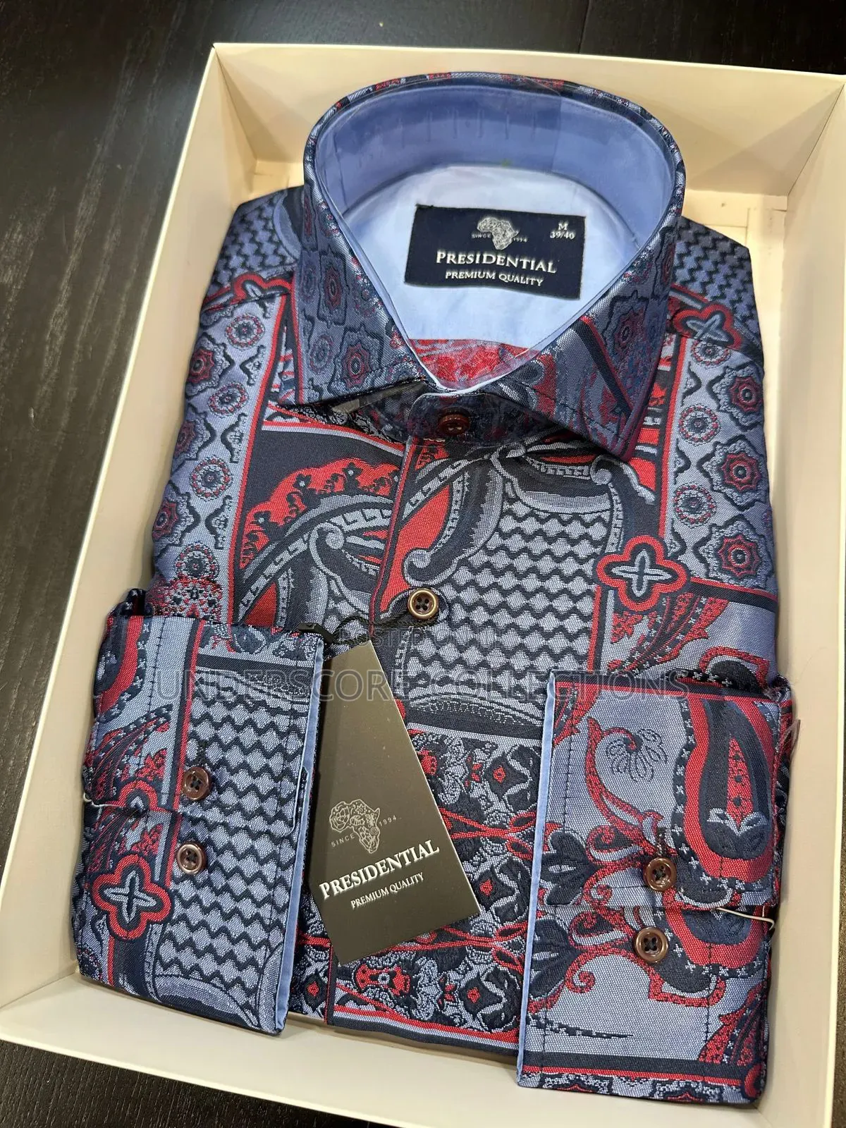 Executive Men Plus Size Presidential Floral Shirts