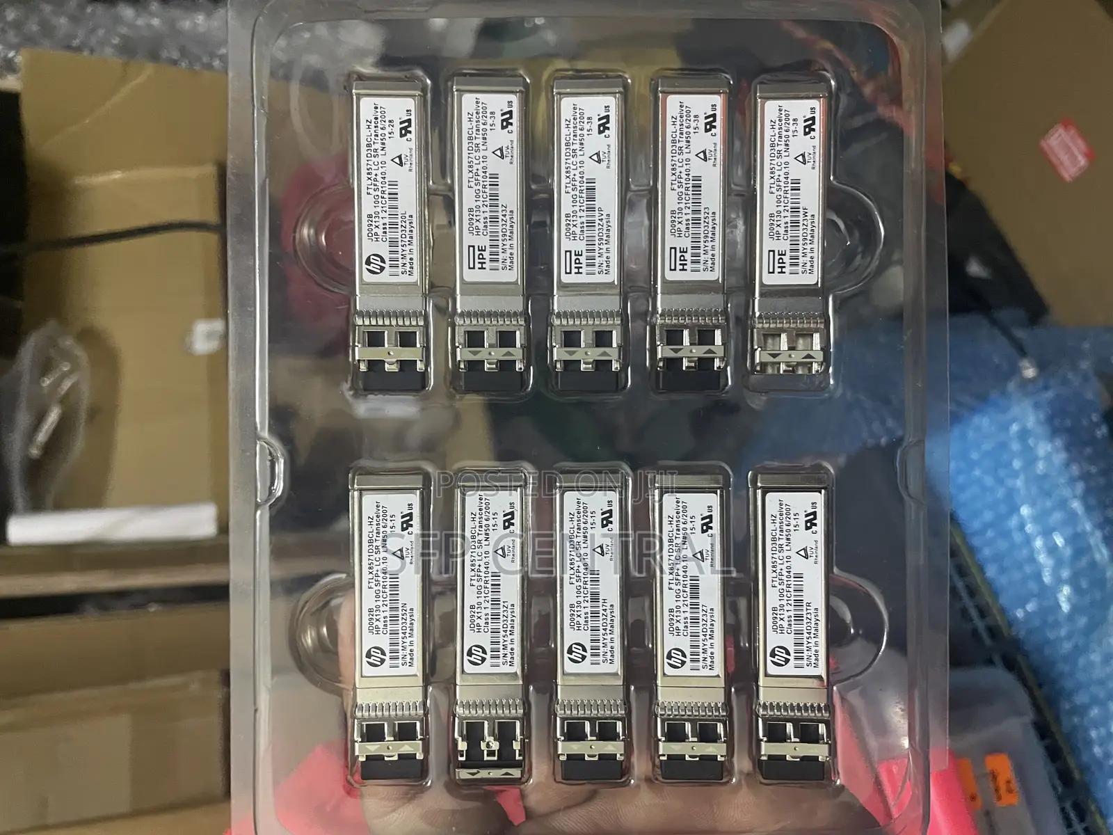 Hpe Networking X130 10g Sfp+ Lc Sr Transceiver