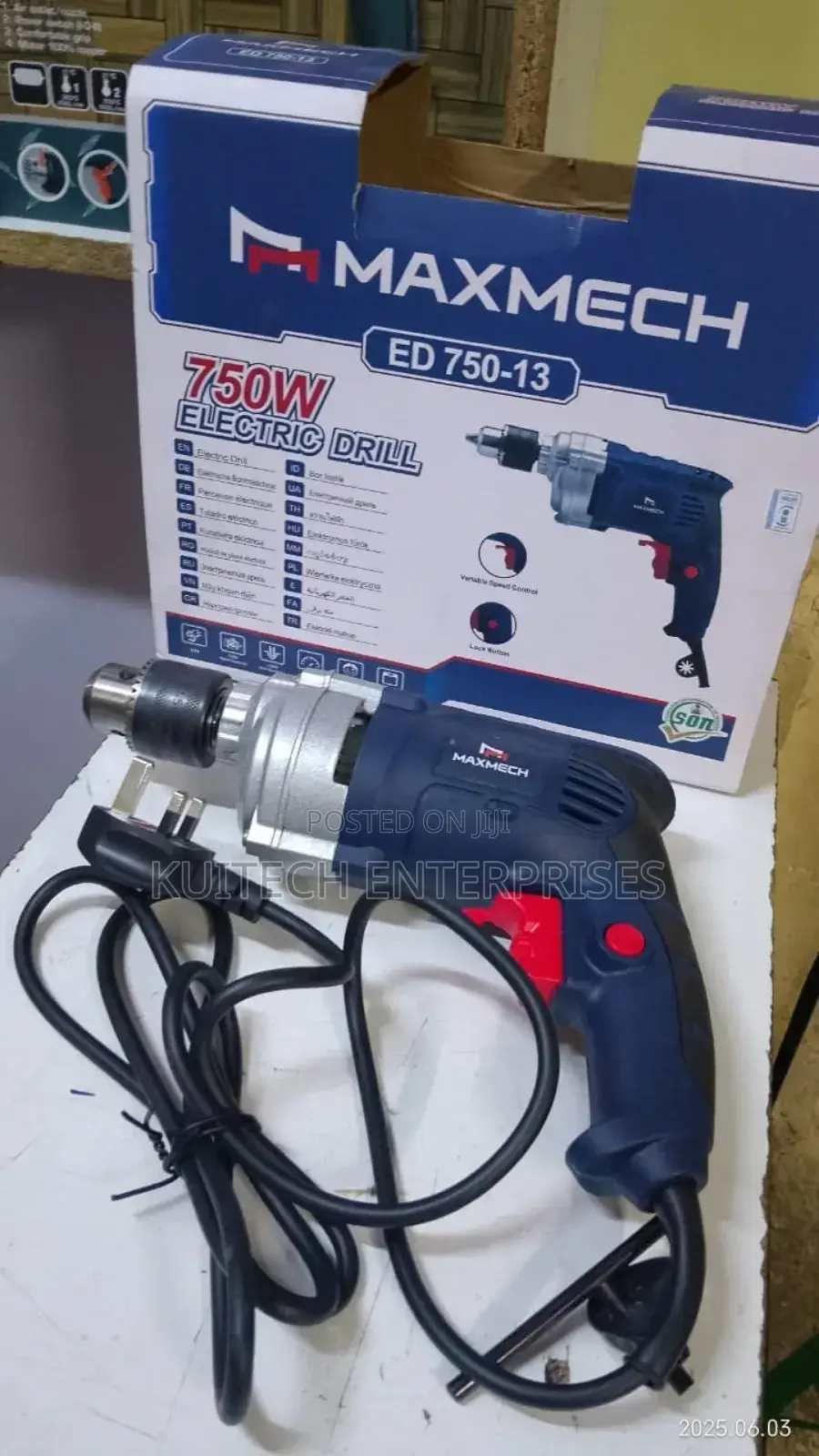 Electric Impact Drill/Maxmech 750w Electric Drill
