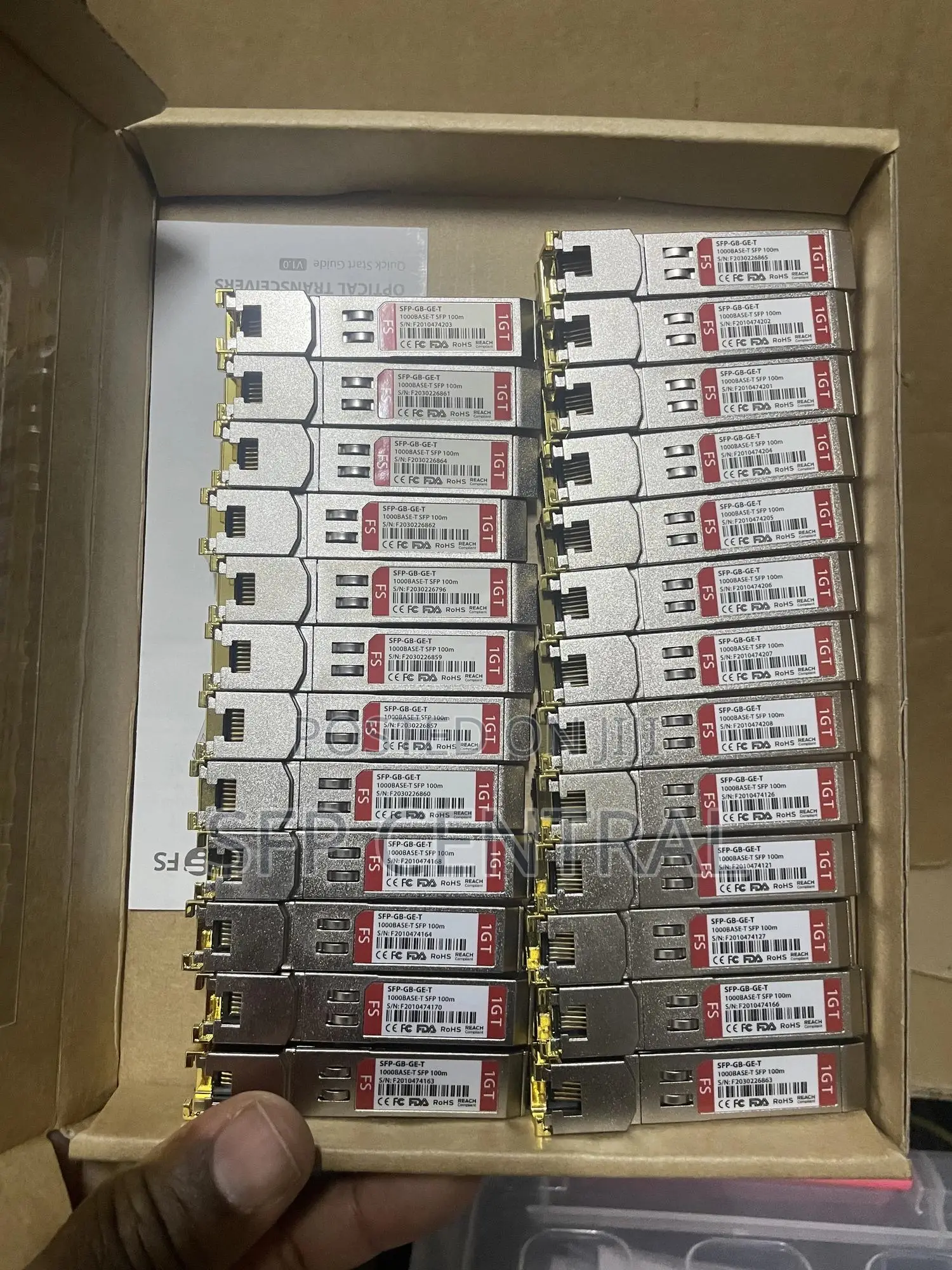 Fs SFP Copper 100m for Cisco/Huawei/Microtick