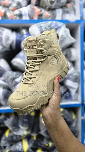 Leather As33 Military Hiking Outdoor High Cut Boot Shoes