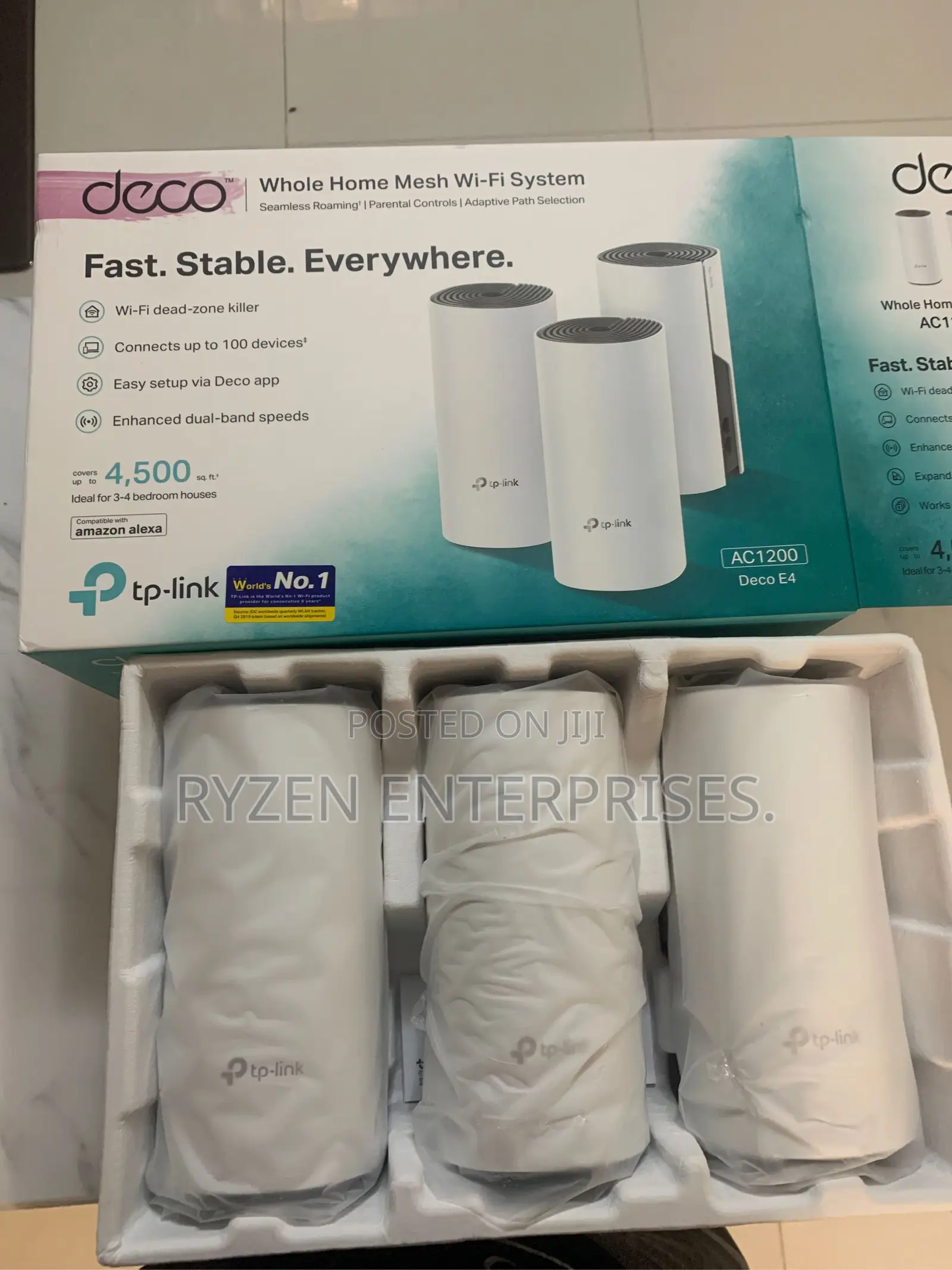 Tp-link Deco E4 (3 Pack) Whole Home Mesh Wi-fi System