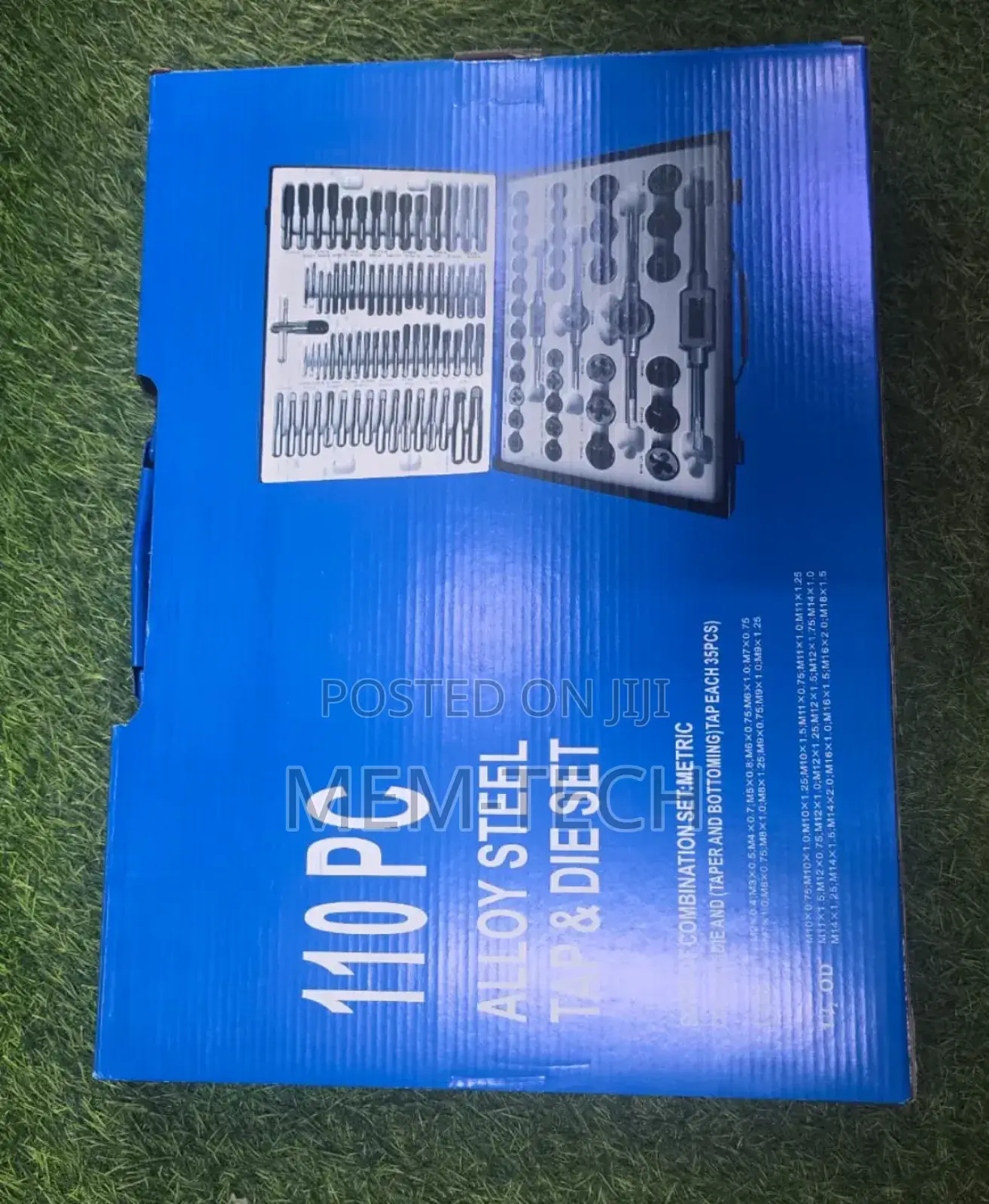 Metallic Tap and Die Rethreading Kit 110pcs