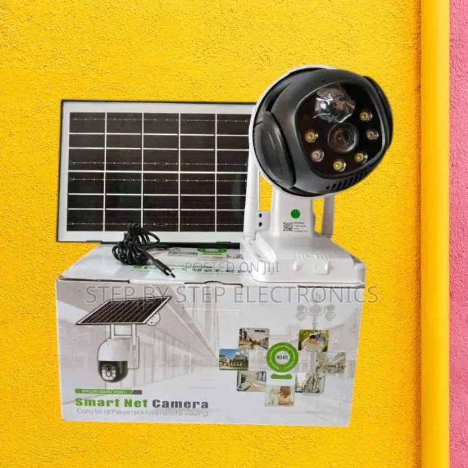 4g Simcard 360-Degree PTZ Rotating Solar CCTV Camera