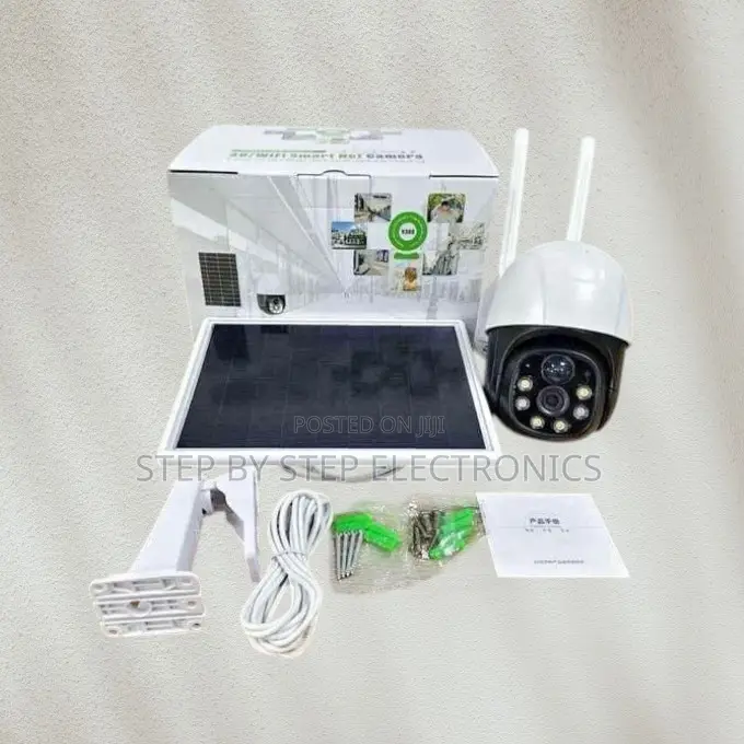 4g Simcard PTZ Rotating Home Security Solar CCTV Camera