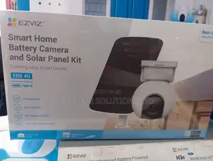 Ezviz Eb8 4g Smart Home Battery Camera and Solar Panel Kit.