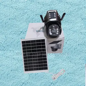 Pir Human Detection 4g Simcard Dual Lens PTZ Solar Camera