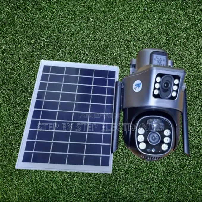 4g Simcard Dual Lens PTZ Solar Camera -Support Two-Way Audio