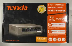 Tenda Tef1105p-4-63w 5 Port