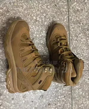 Original Leather Salomon Military Outdoor Hiking Boot Shoes