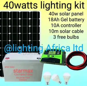 40 Watts Home Lighting Solar Full Kit