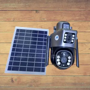 4g Simcard Dual Lens PTZ Video Surveillance Solar Camera