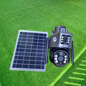 4g Simcard Dual Lens PTZ Solar Camera Support Tf Card
