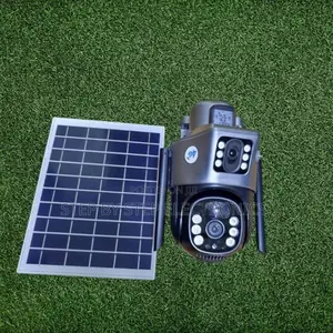 4g GSM Dual Lens PTZ Solar Powered Camera With Simcard Slot