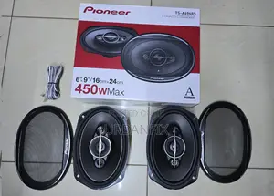 Pioneer 450watts (90watts Rms) 6 by 9 Oval Midrange Speakers