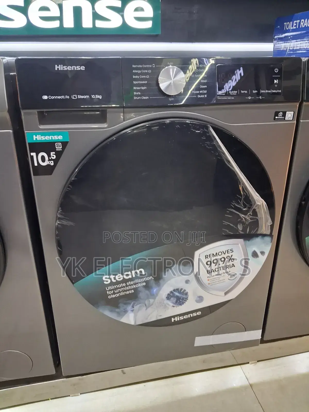Hisense 10.5kg Washing Machine Front Load Washer Wf3s1043bt