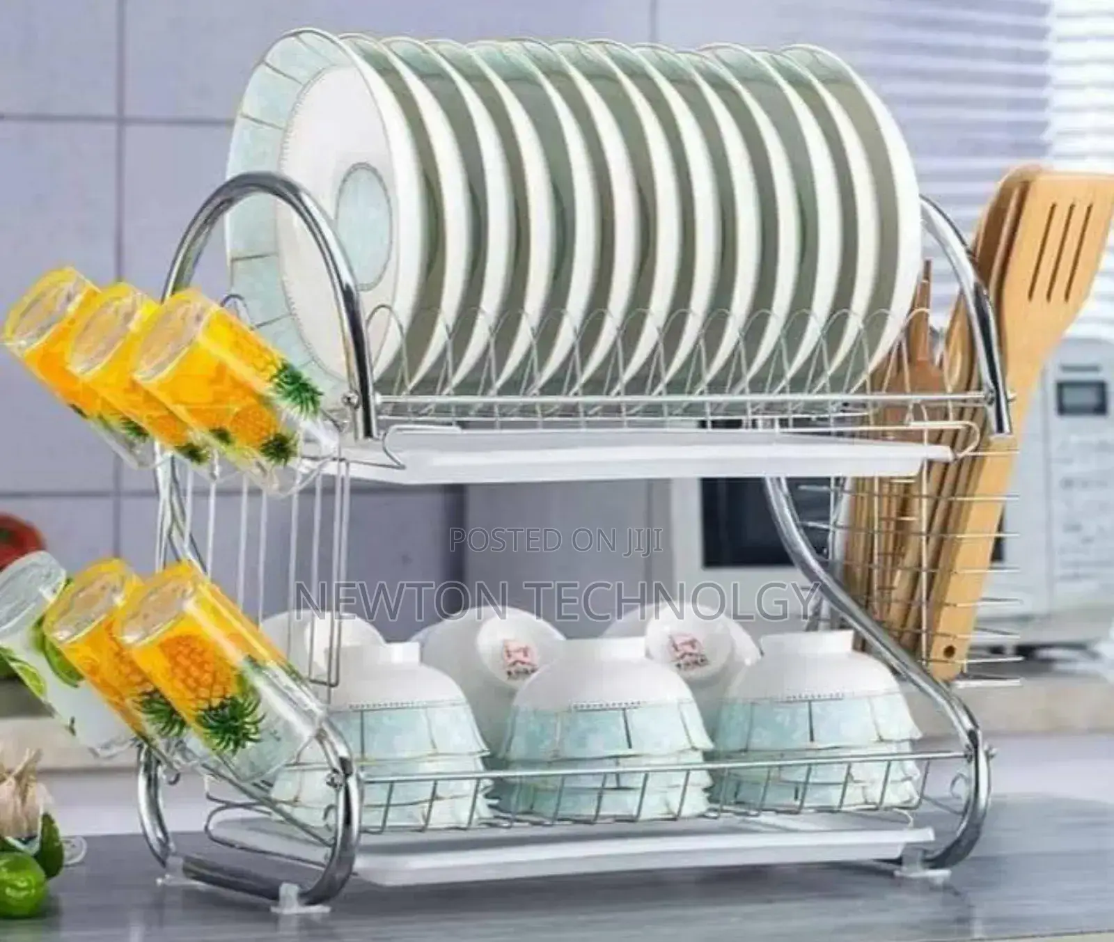 ` 2 Layer Stainless Dishrack