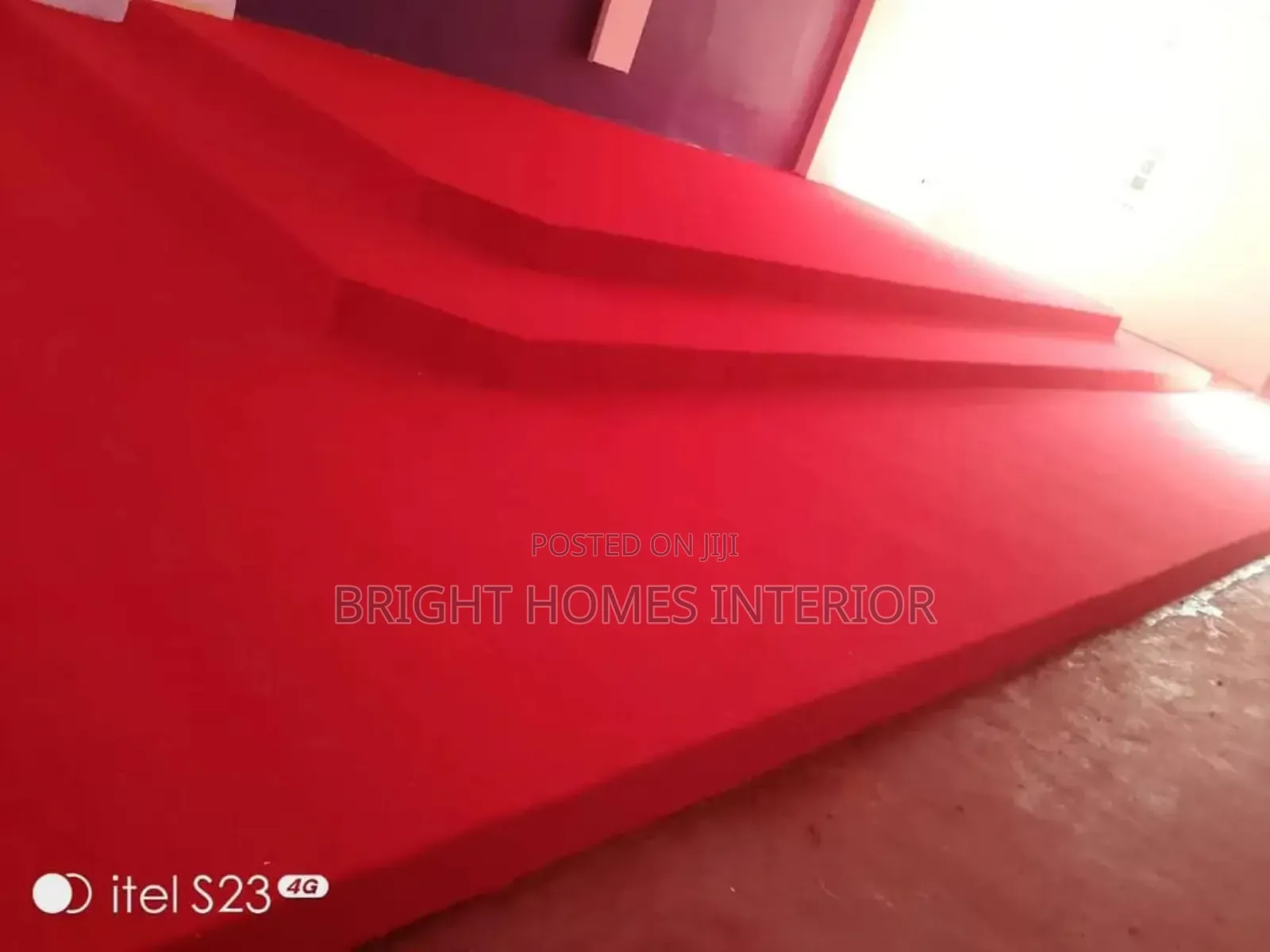 Very Elegant and Comfortable Red House Carpet
