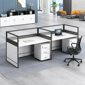Workstation:Two Way Office Modular Workstation -Straight