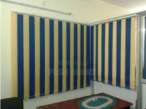 Corner Vertical Window Blinds