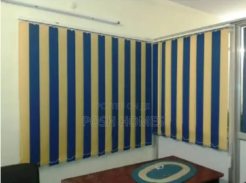Corner Vertical Window Blinds